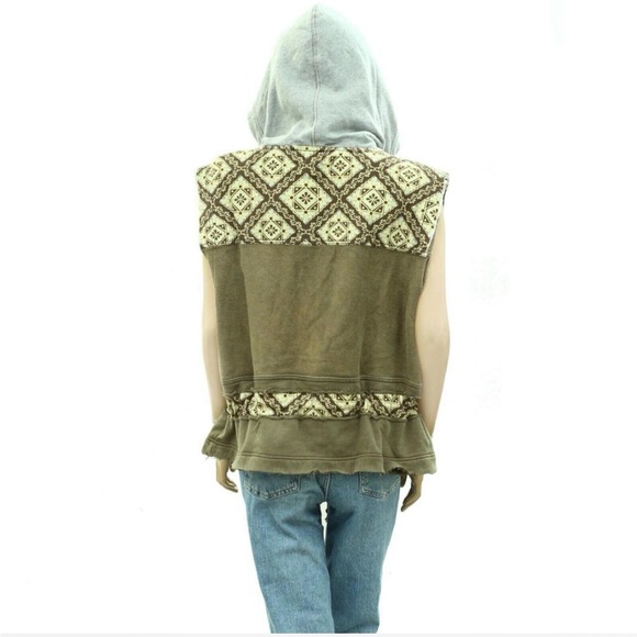 Free People We The Free Hooded Vest Jacket - Picture 9 of 14
